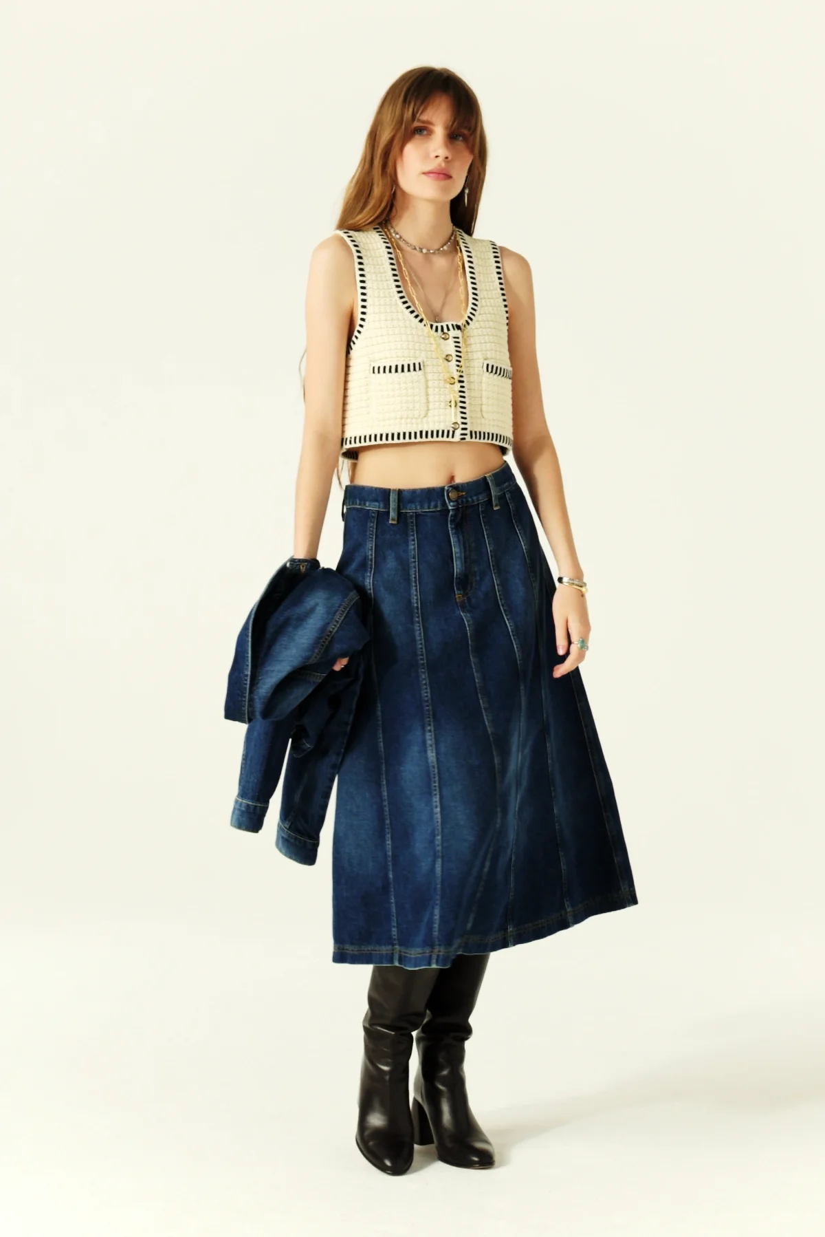 Sleeveless Vest Gustave Off-White // ba&sh US