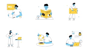 Animated Marketing Mini Illustration, a Person Illustration by Prosymbols (Thumbnail 13 of 13)