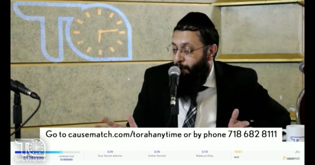 R' Yaniv Meirov | TorahAnytime Live Benefit Event