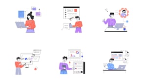 Technology and Web Development, a Technology Illustration by Prosymbols (Thumbnail 11 of 11)