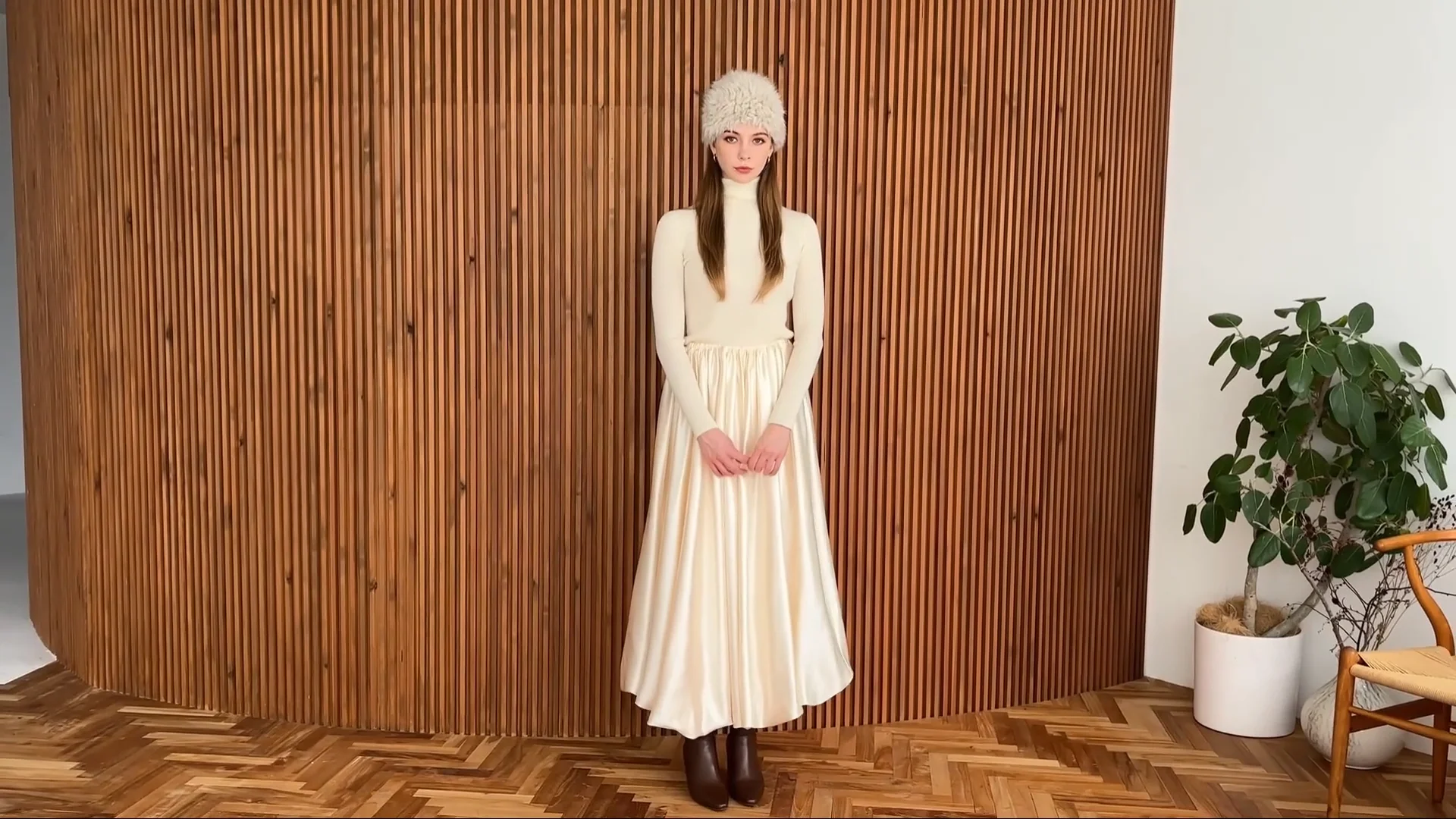 balloon form satin skirt | Acka.| エーシーケーエー|公式オン balloon form satin skirt | Acka.| エーシーケーエー|公式オン