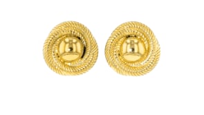 Italian 18kt Gold Over Sterling Knot Earrings