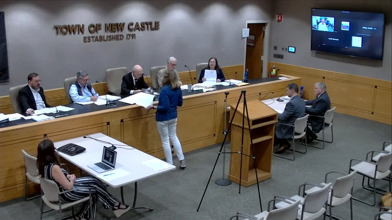 NCCMC Town of New Castle Zoning Board Meeting 5/29/24 on Vimeo