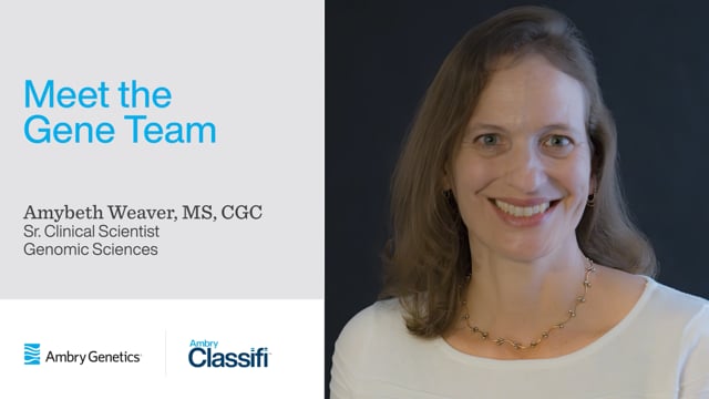 Meet the Gene Team - Amybeth Weaver