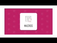 Introduction to macros