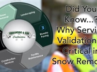 Why Service Validation is Critical in Snow Removal