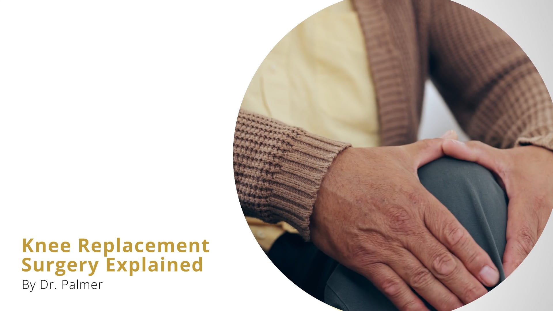 Knee Replacement Surgery Explained by Dr Palmer