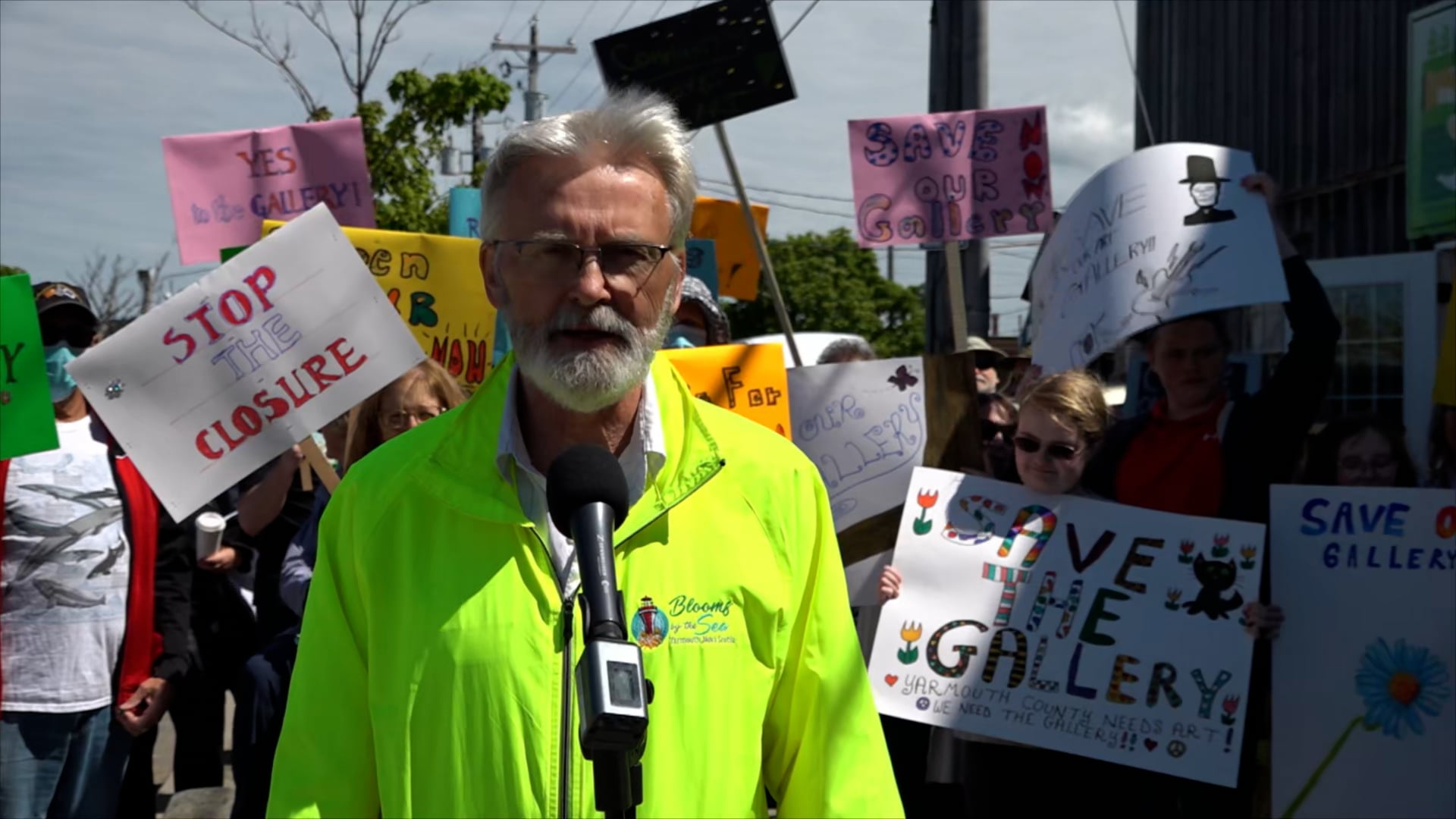 Local Residents Protest the Closure of the Yarmouth Art Gallery