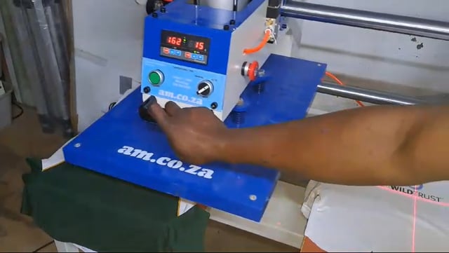 Introducing the AM.CO.ZA  Heat press