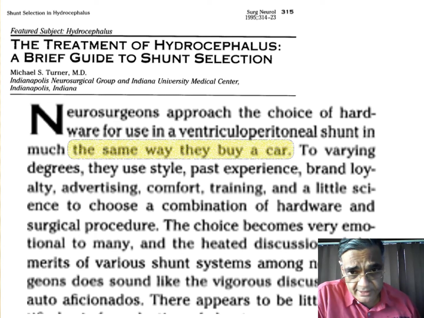 Management and Surgical Indications on Hydrocephalus and Cysts