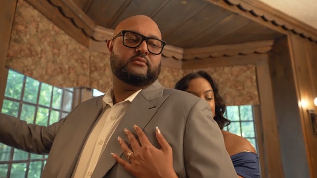 Still from Danny & Nadia next day edit by Happy Soul Films, Toronto wedding videographers