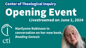 CTI in Conversation with Marilynne Robinson