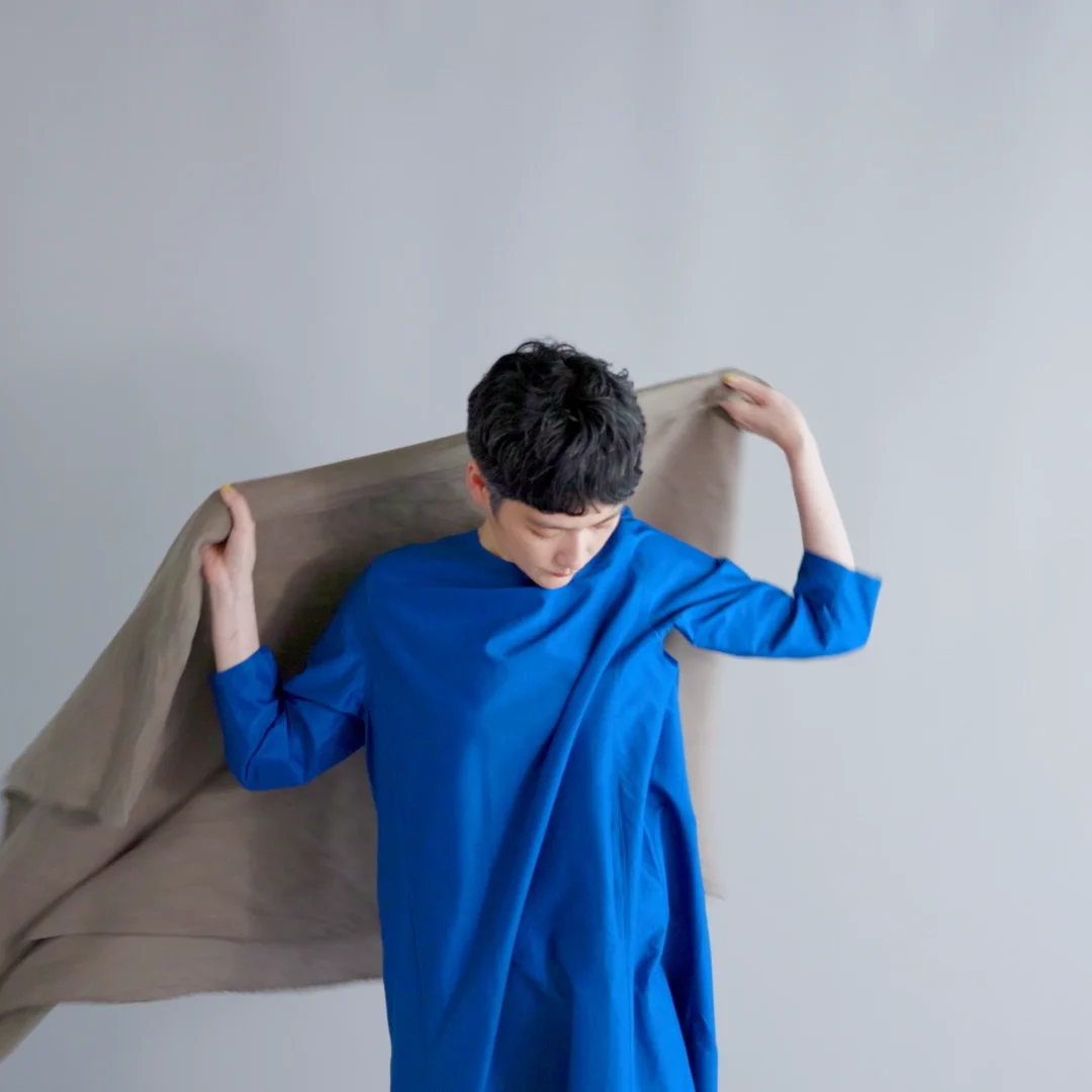 Wide Stole_Overdyed Irish Linen - Honnete - weeksdays
