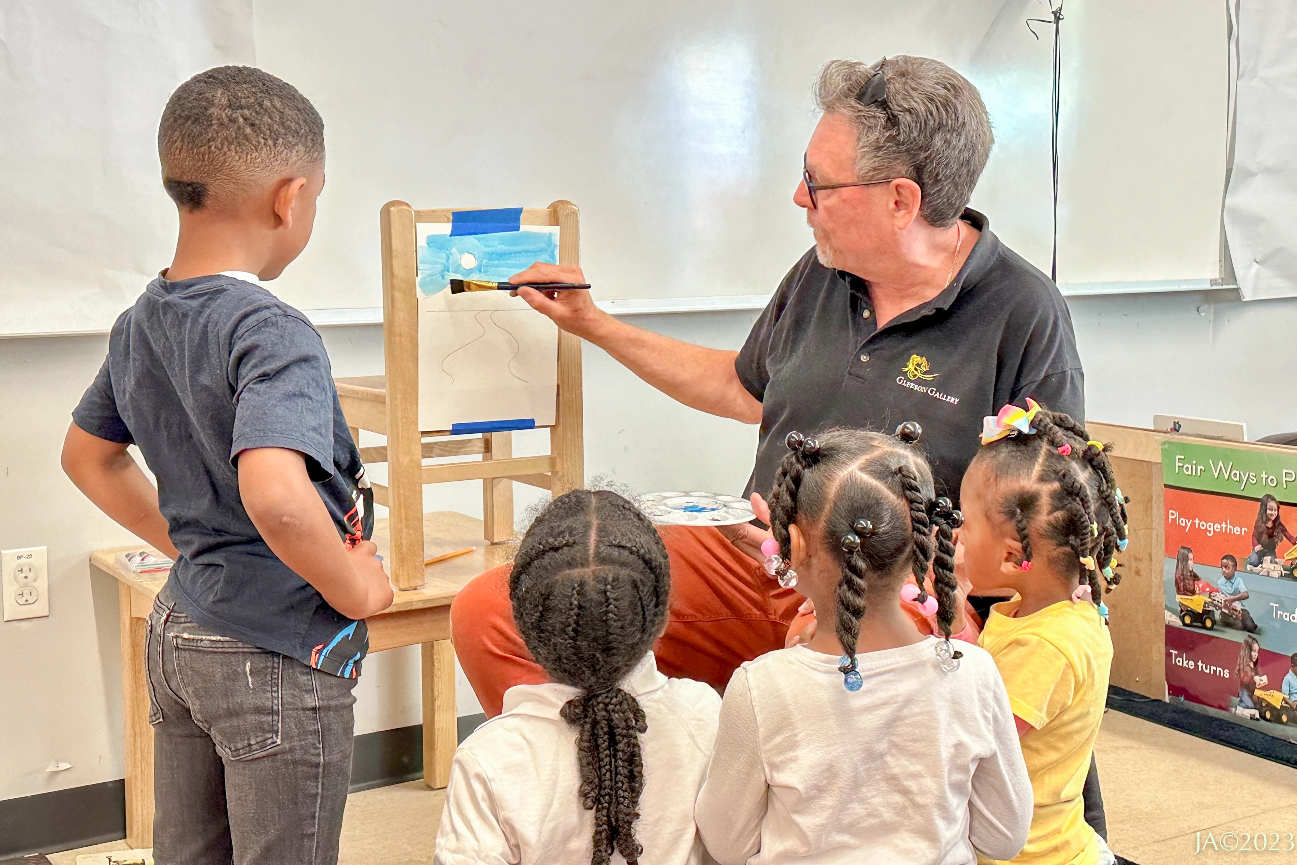 Intergenerational Art at the Dr. Charles R. Drew Nursery & School-Age ...