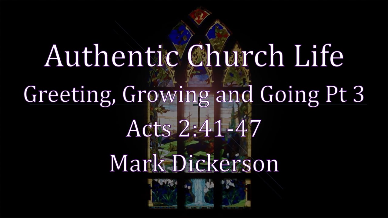 Authentic Church Life Part 3