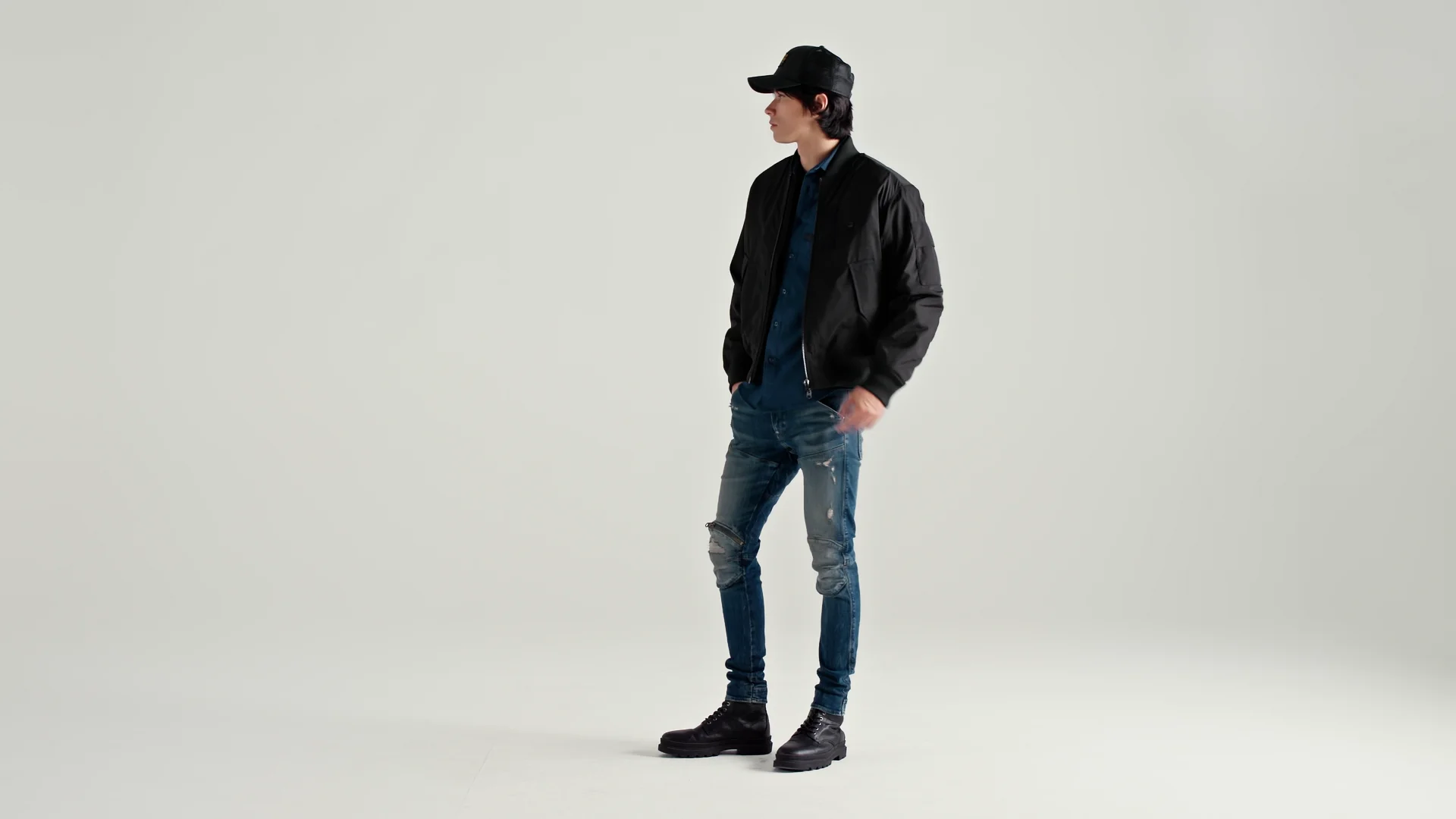 Flight GA-1 Bomber Jacket | Black | G-STAR® US