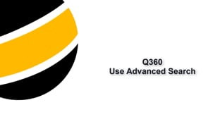 Advanced Search in Q360
