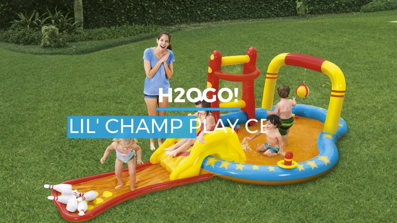 H2OGO! Lil' Champ Play Pool Center with Slide on Vimeo
