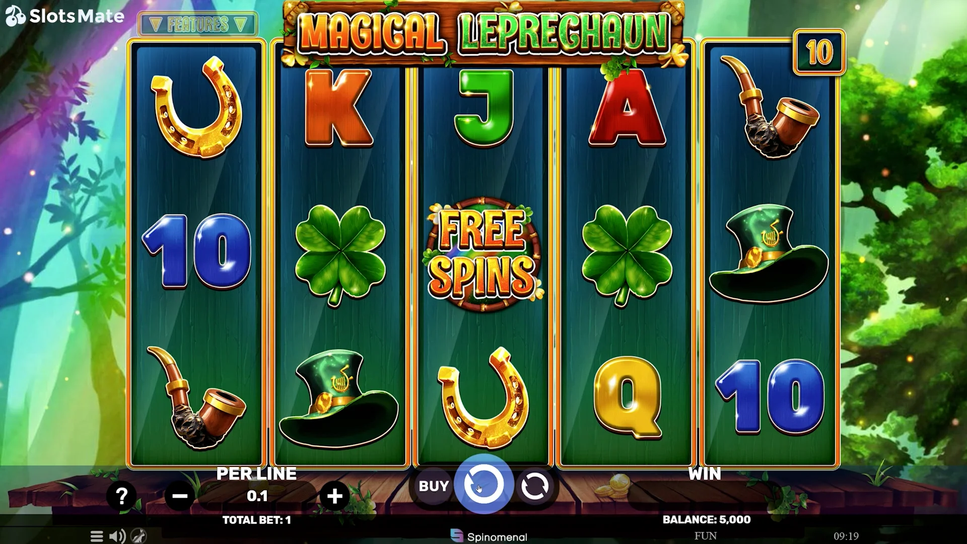 Maquina tragaperras lucky leprechaun