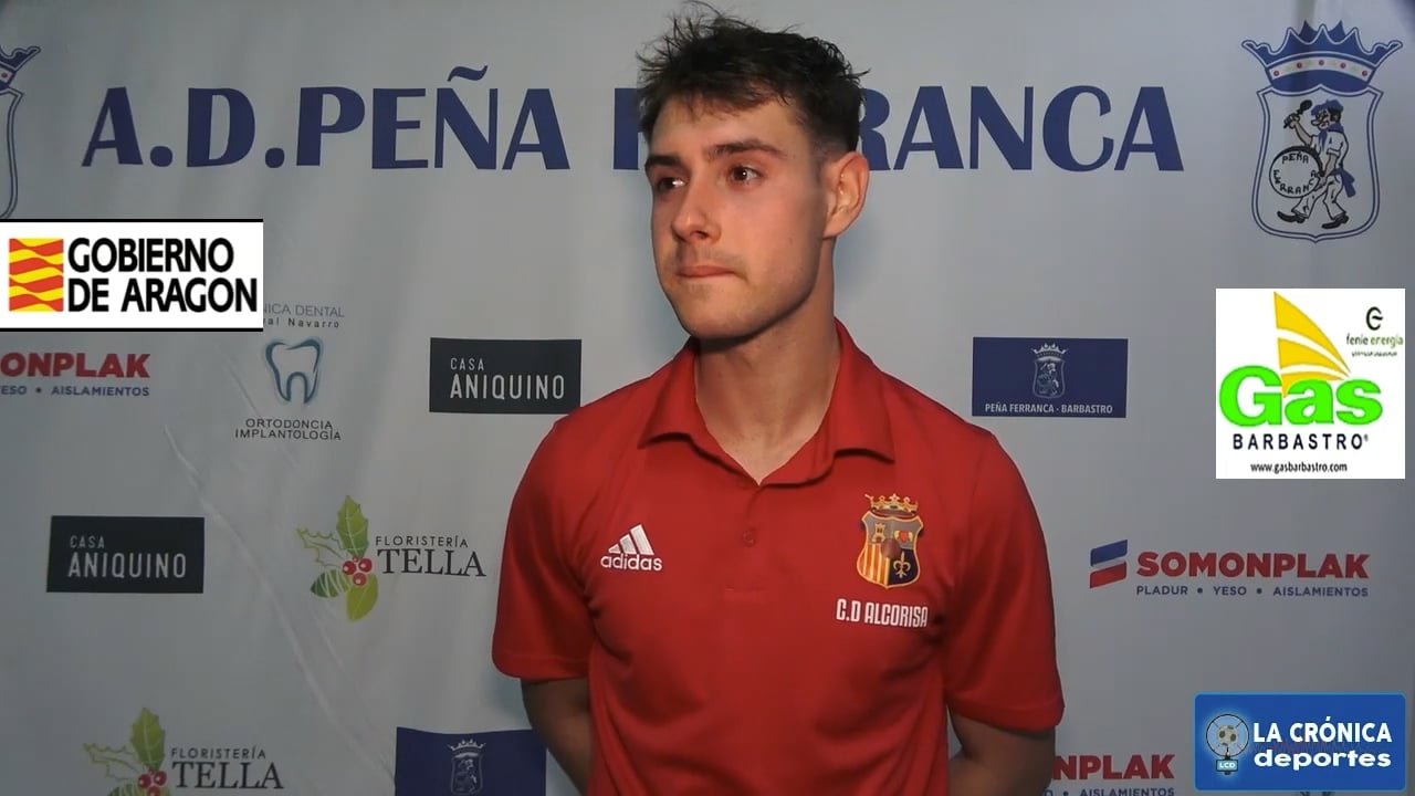 DAVID GONZÁLEZ (Jugador Alcorisa) P. Ferranca Tella 1-1 CD Alcorisa / Partido de Ida Playoff de Ascenso a Preferente