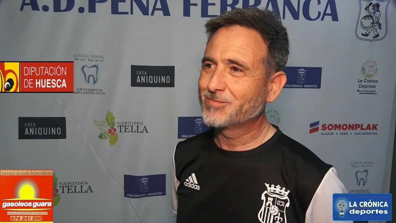 PAULINO (Entrenador Alcorisa) P. Ferranca Tella 1-1 CD Alcorisa / Partido de Ida Playoff de Ascenso a Preferente