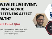 Newswise:Video Embedded transcript-and-video-available-newswise-live-event-do-no-calorie-sweeteners-affect-health