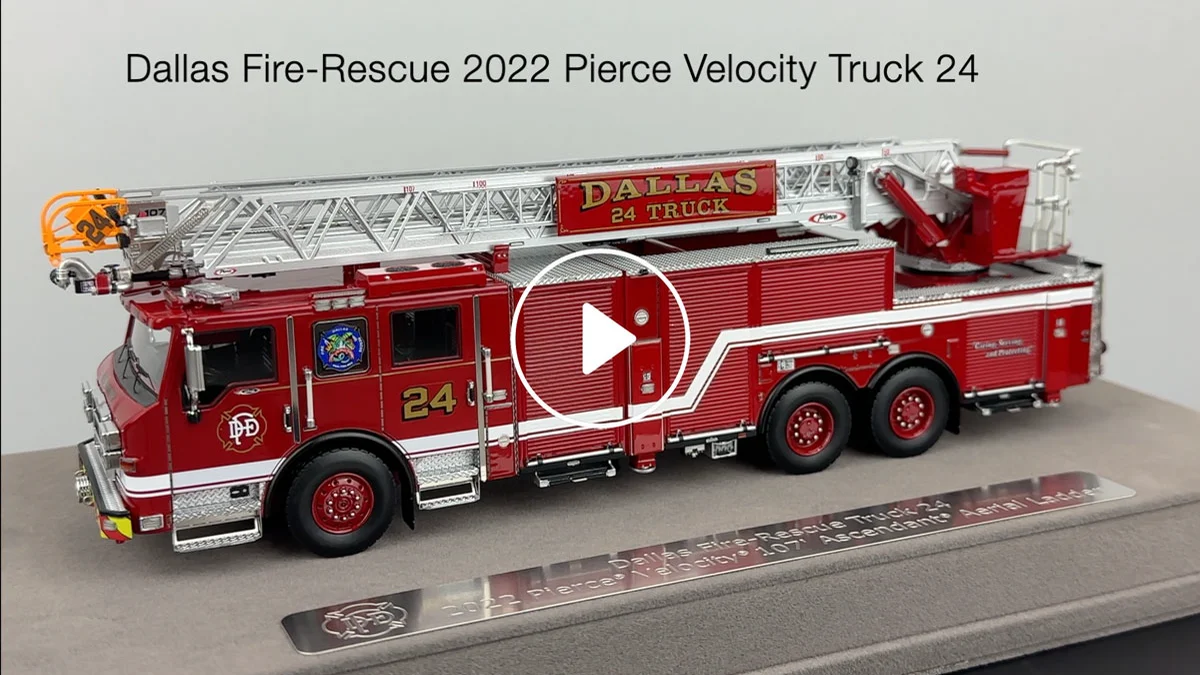 Fire Replicas 1:50 scale model of Dallas Fire-Rescue 2022 Pierce