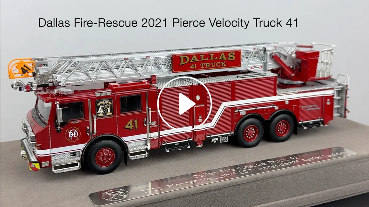 Fire Replicas 1:50 scale model of Dallas Fire-Rescue 2021 Pierce