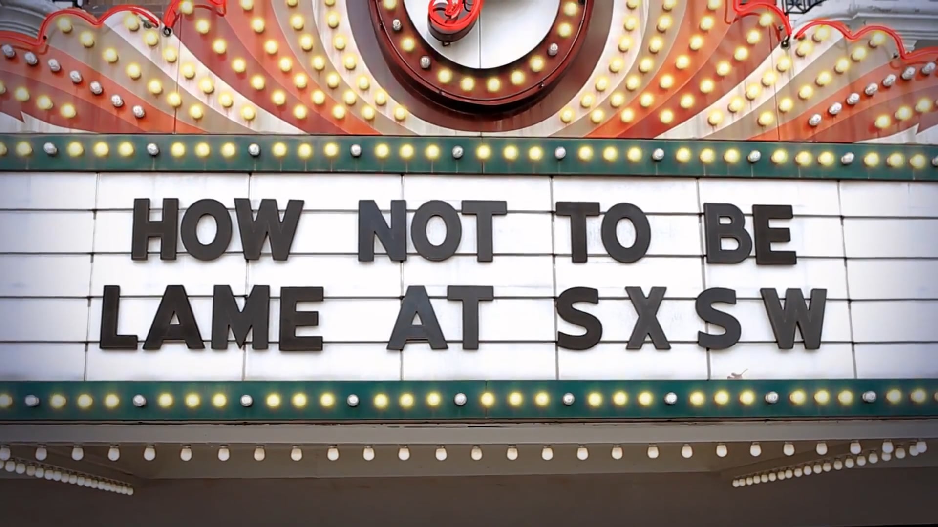 SXSW Film Bumper - Badgers