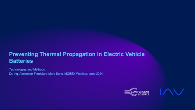 Preventing thermal propagation in electric vehicle batteries
