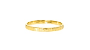 Italian 10kt Yellow Gold Textured Ring