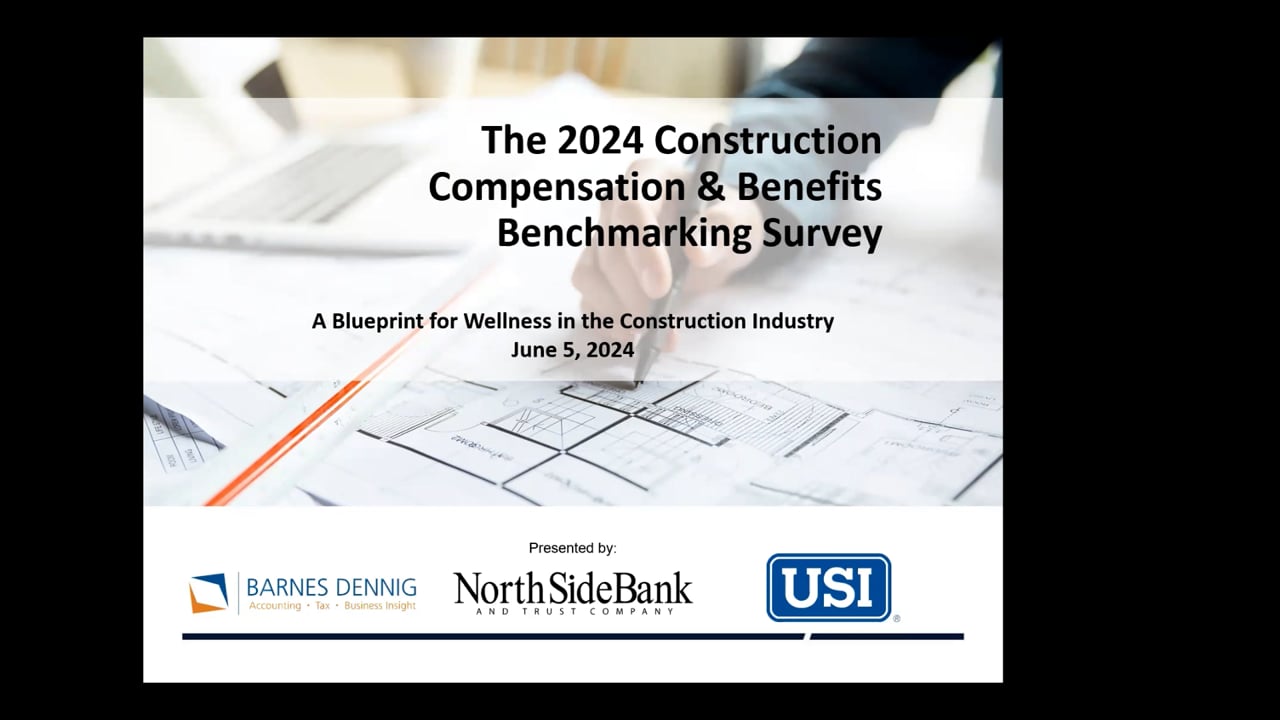 June 5, 2024 - Construction Benchmarking Report Reveal