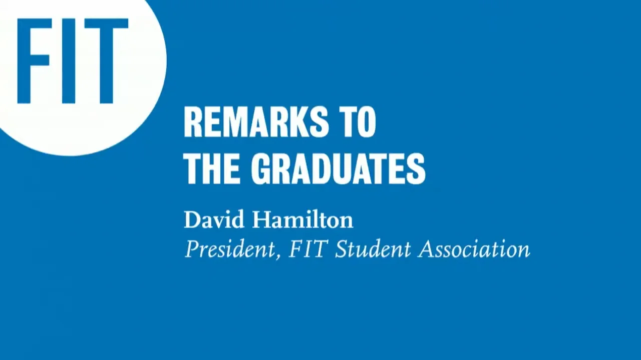 Remarks to Graduates
