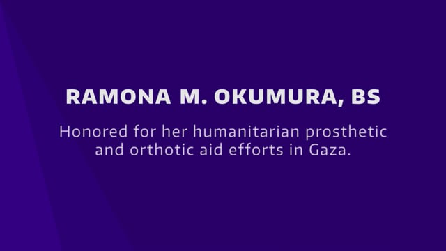 2024 | Alumni Humanitarian Award | Ramona Okumura, BS ’81
