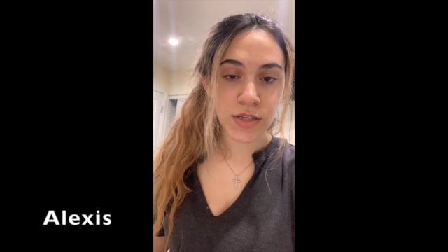 Student video testimonial