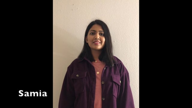 Student video testimonial