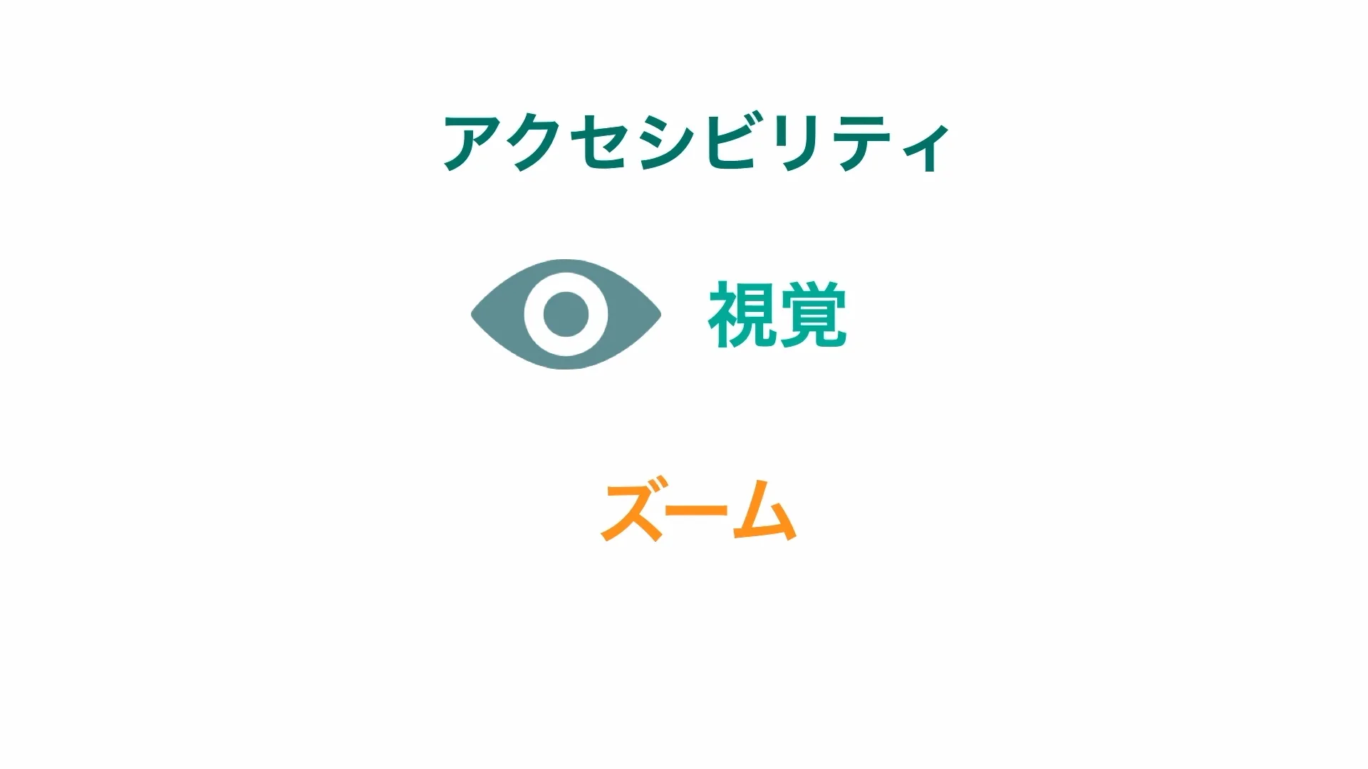 Accesibility-Hint20-1ズーム機能 | アイティクリップス APL