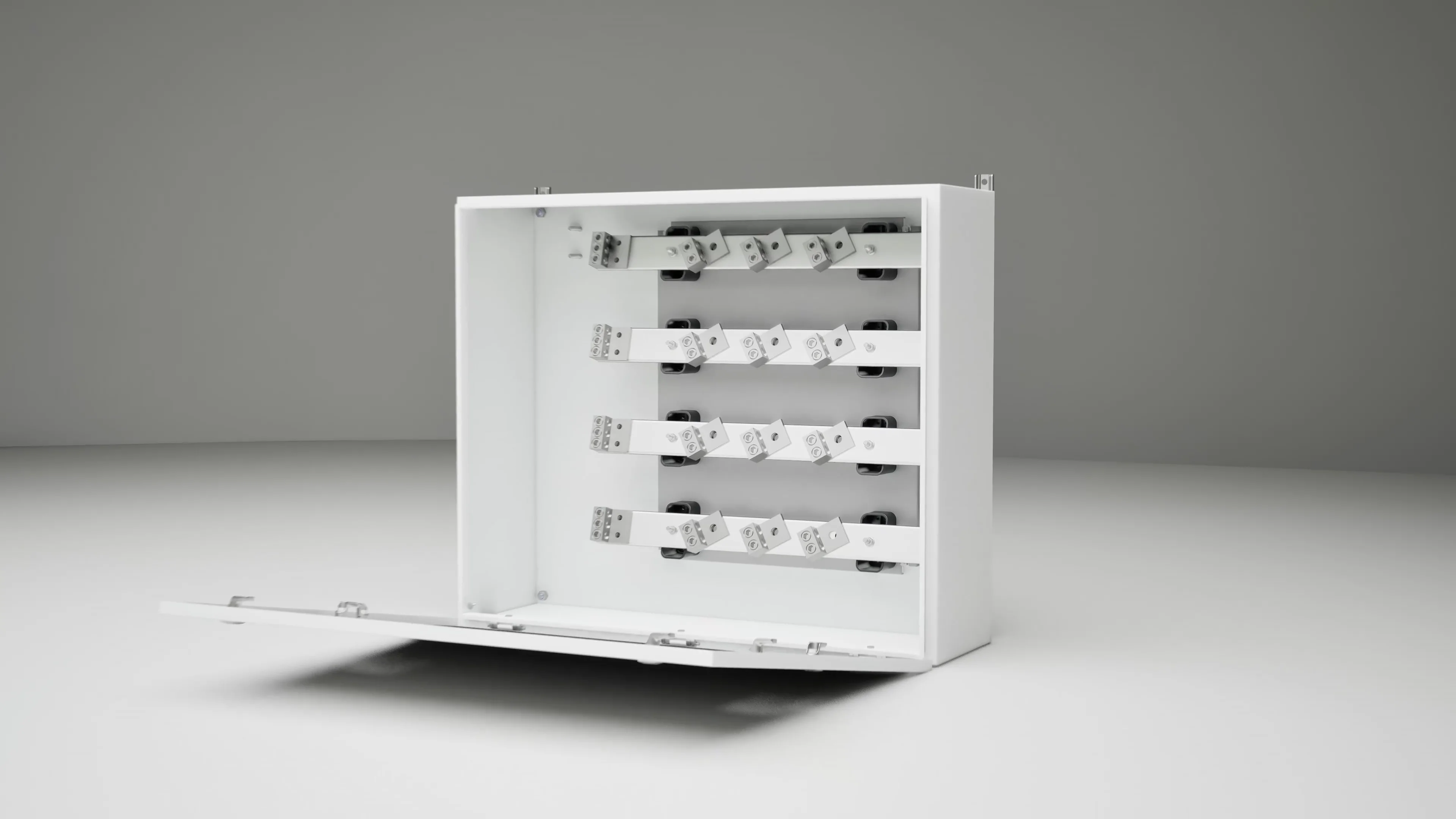 Type 1 | Bus bar splitter trough with aluminium bus bars and