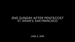 2nd Sunday After Pentecost