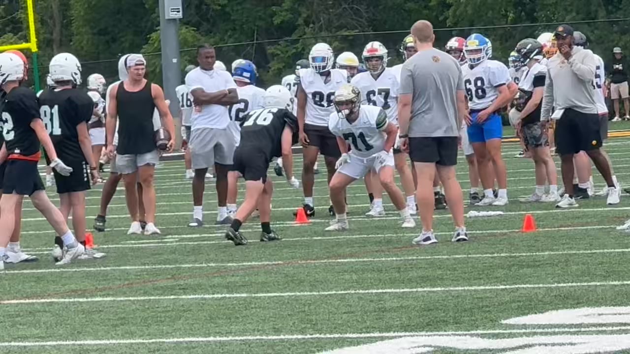 Watch colton mosack's outside linebacker film