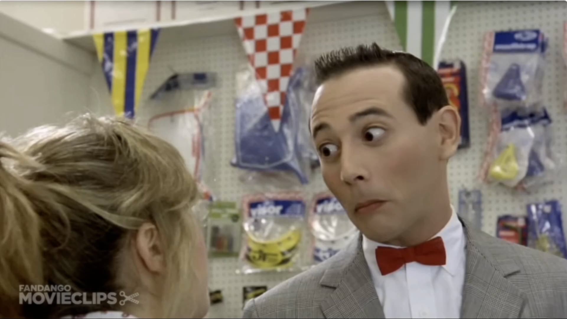 Interactive Video Player of Peewee Herman, loner, rebel