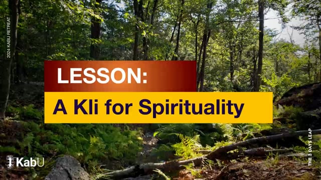 Jun 01, 2024 – A Kli for Spirituality