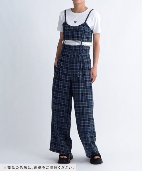WOMENS】チェックビスチェセットアップ | [公式]レイジブルー