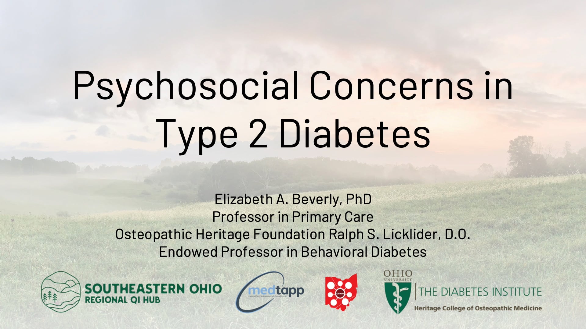 Psychosocial Concerns in Type 2 Diabetes