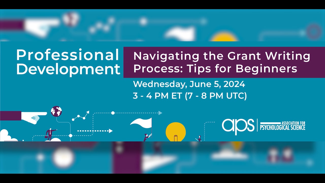 Professional Development: Navigating the Grant Writing Process 