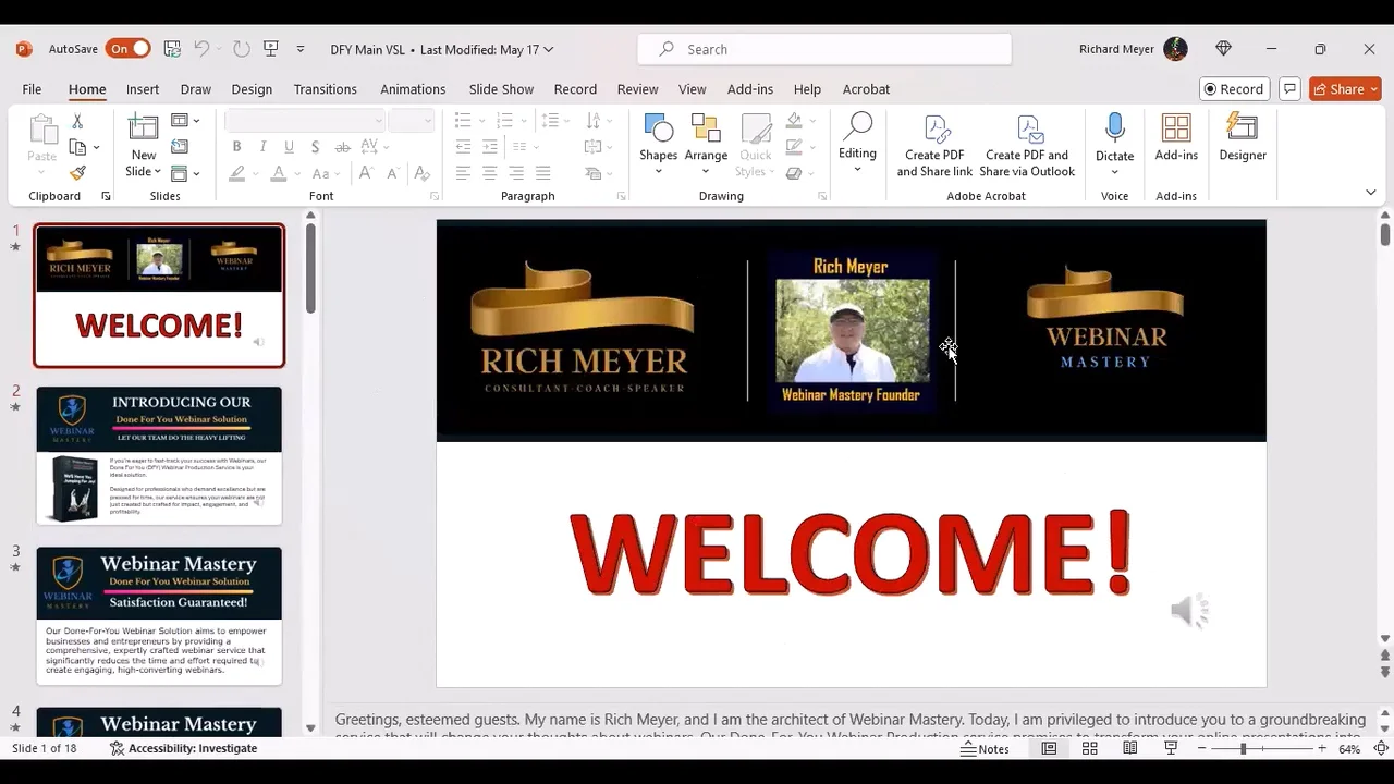 VPW Master - Creating a Video from a PowerPoint Presentation on Vimeo