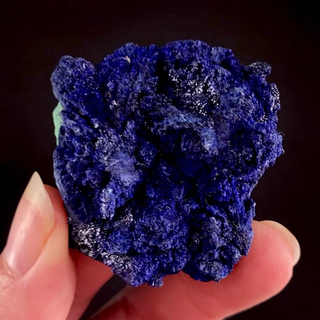 Azurite with Malachite