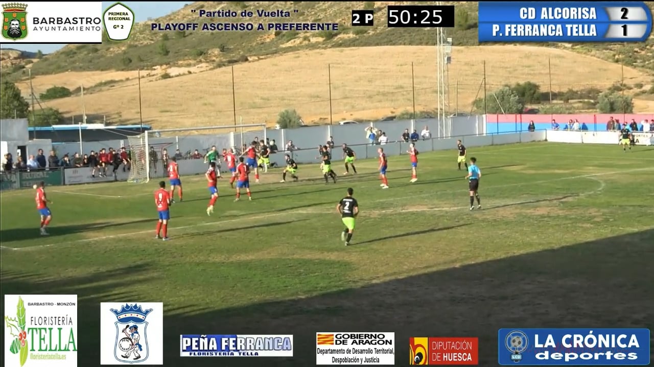 (RESUMEN Y GOLES) CD Alcorisa 2-1 Peña Ferranca Tella / Partido de Vuelta Playoff