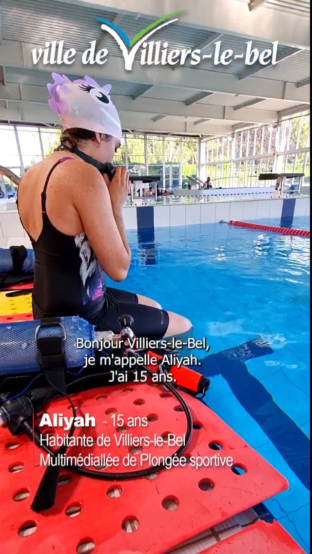 Vimeo Video : Aliyah, 15 ans , championne de Plongée Sportive en Piscine