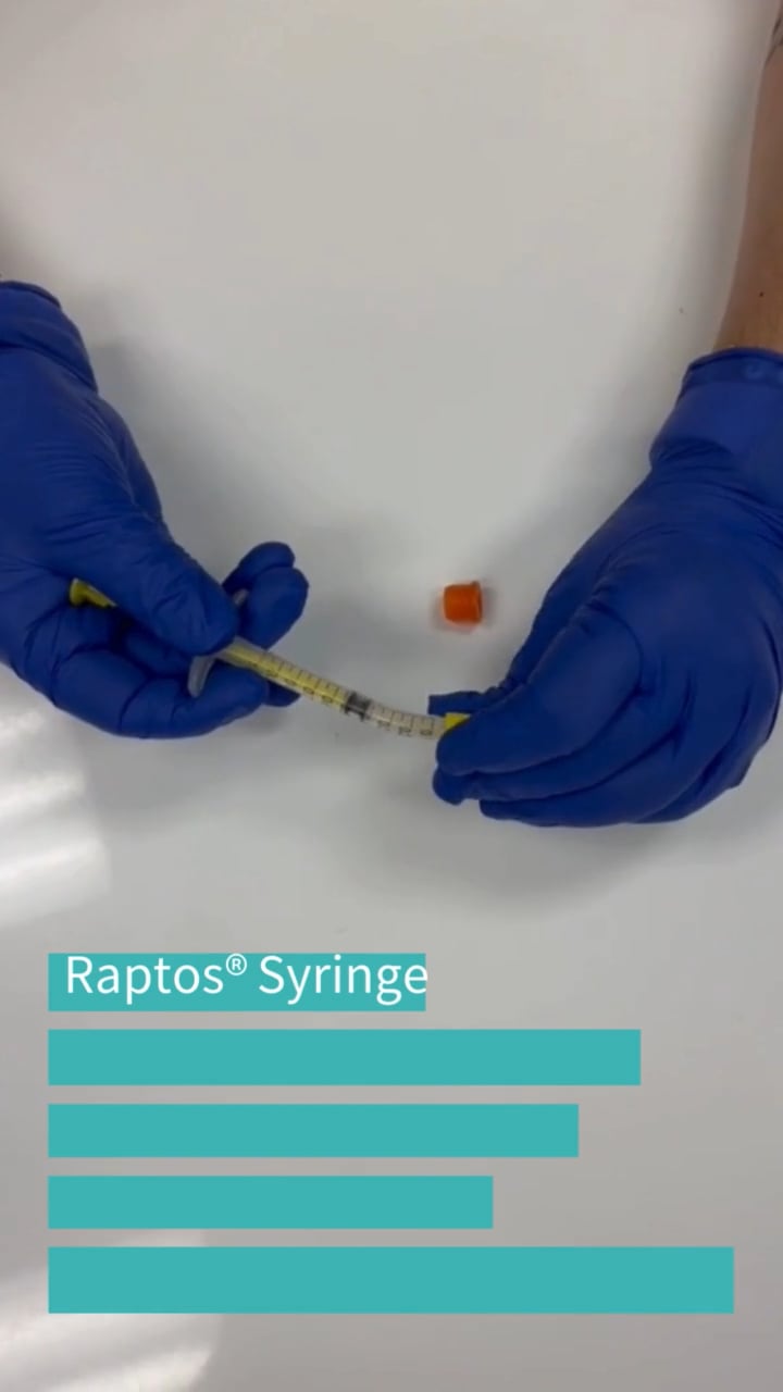 Raptos® Syringe will save time at the chair as the allograft can be ...